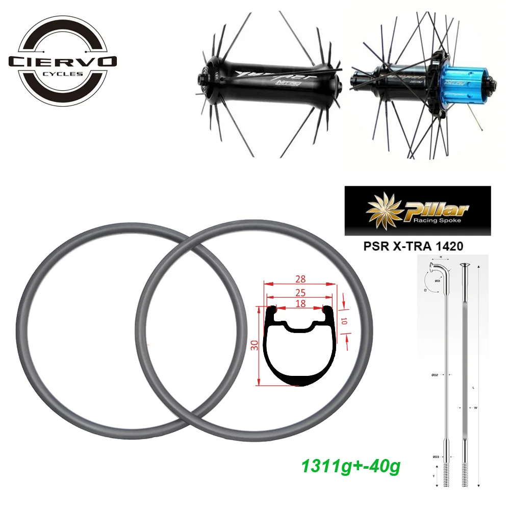 PRENIUM 1311g AERO 30-YP ROAD 30 мм x 25 прямой углерод тяги велосипед колеса бескамерные WHEELSET 16 21