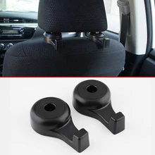 Черный стиль автомобиля внутренний ABS пластик Duarable аксессуары вращающийся подголовник сиденья 8 кг сильный подшипник вешалка, держатель, крюк Pothook