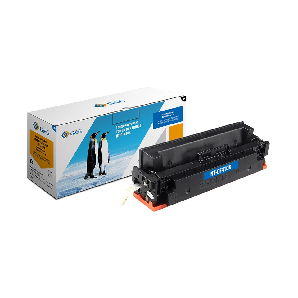 

Тонер-картридж G&G NT-CF410X для HP LaserJet Color M452 dn/dw/nw M477 fdn/fdw/fnw (6500стр)
