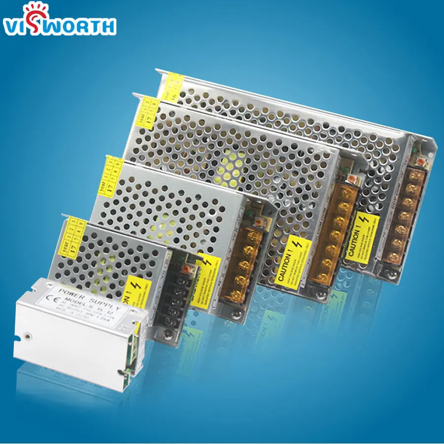 

[VisWorth]DC12V Lighting Transformers 2A 10A 15A LED Driver Power Adapter for LED Strip Light Power Supply 15W 24W 40W 120W 180W