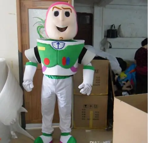 Buzz Lightyear Mascot Cosplay Costumes Fancy Dress Adult Size Xmas Gift
