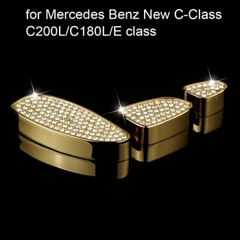 

car seat adjustment button Cover sitcker Trim for Mercedes Benz New C Class C200L C180L B200 GLK260 CLA E class E260L E300L