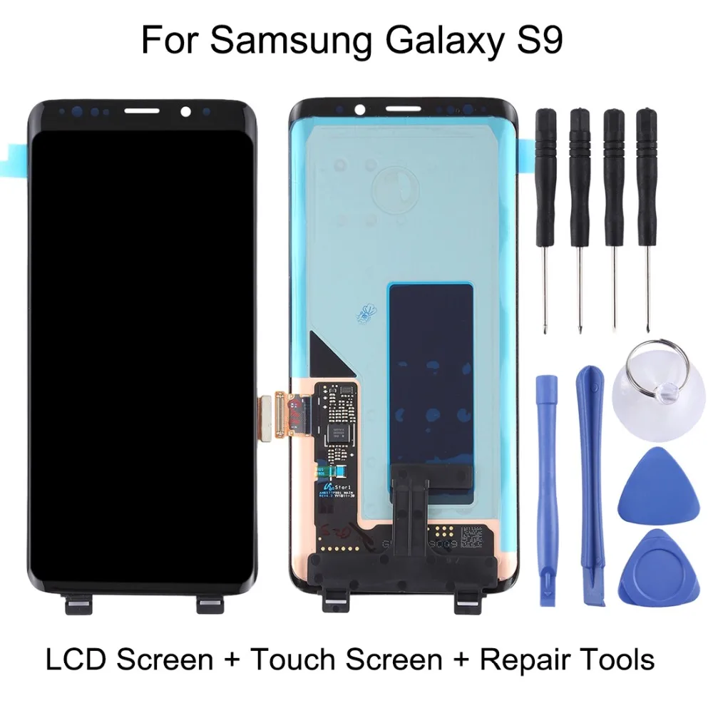 

New for LCD Screen and Digitizer Full Assembly for Galaxy S9 Repair, replacement, accessories
