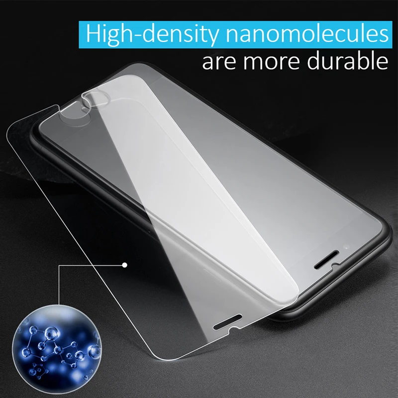 

Scratch Resistant Tempered Glass for iphone X 8 Plus 6 7 8 Screen Protectors for iPhone XS MAX XR 5 5S Protective Film Protector