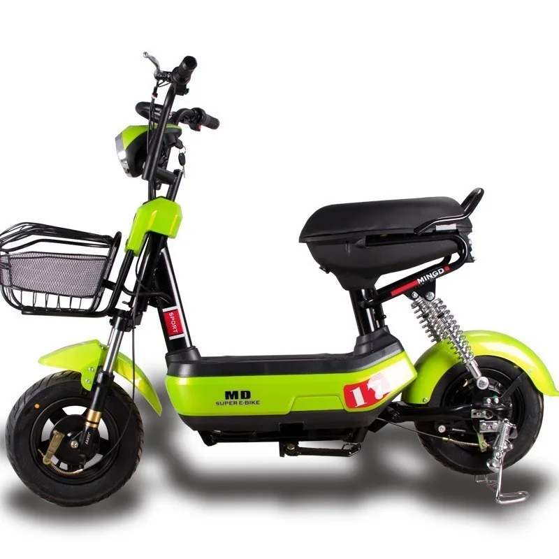 Электрический автомобиль для взрослых, два круглых электровелосипеда, 48 В, роскошный электрический велосипед, поколение, для вождения, маленький голубь, горох - Цвет: Lithium 48V15A