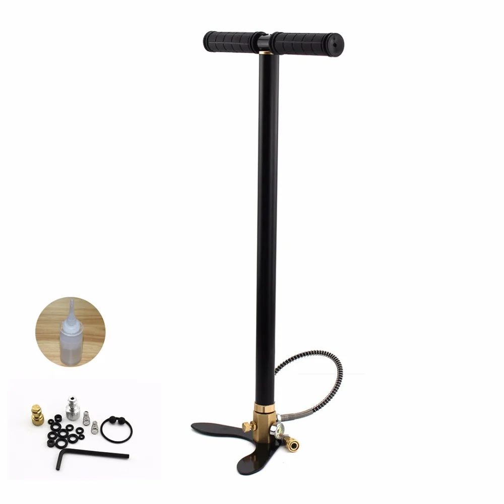High Pressure PCP Pump Hand Operated Air Pump Three Stage Stainless