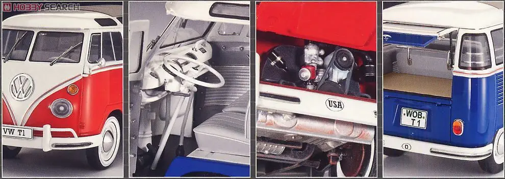 revell vw t1 samba bus model kit
