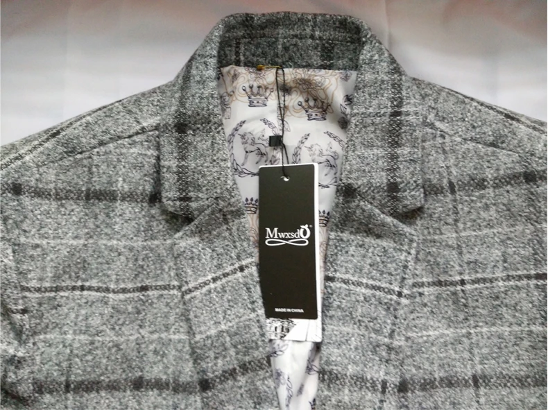 Mwxsd брендовый качественный осенний костюм Блейзер Мужской модный тонкий мужской костюм повседневный пиджак мужской Блейзер Размер M-3XL
