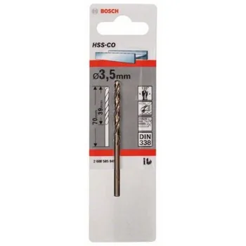 

BOSCH 2608585845 for metal Drill HSS-Co DIN338 3,5x39x70