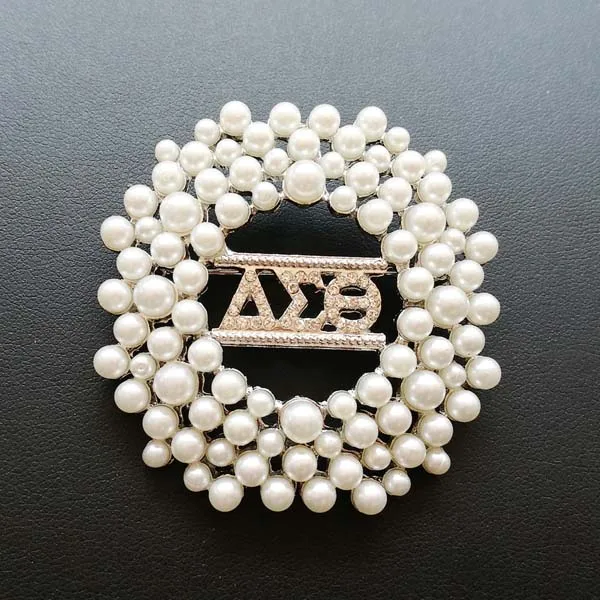 Delta Sigma Theta жемчужная булавка AEO DST нагрудный знак брошь ювелирные изделия