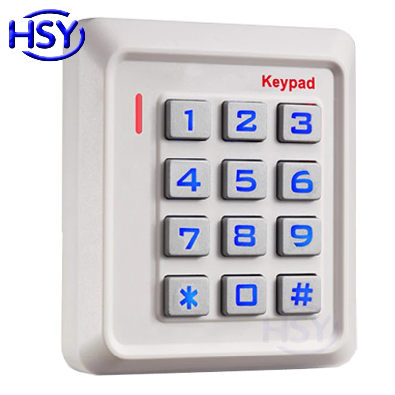 HSY RFID клавиатуры одной двери доступа Управление 125 кГц EM пропуск запись блокировки клавиатуры Автономный контроллер Reader