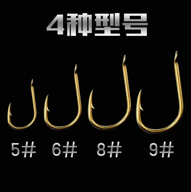 

200pcs Ise Nigeria Hook Jig High Carbon Steel Talon Salmon Single Fly Tying Hooks 5#/6#/8#/9# Barbed All Fishing Position