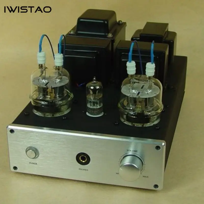 

IWISTAO HIFI Tube Earphone Amp 1W output 32 to 600 ohm & Class A Tube Amp 2X8W 6N2 Drive FU32 Built 6.5mm Jack Aluminum Chassis