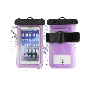 

Swimming waterproof Storage package Outdoor Sea vacation Universal Waterproof Case Mobile Phone Bags with Strap Dry Pouch