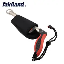 32 см(12,") Алюминиевая рыболовная рукоятка Стиль пистолет Дизайн Рыбалка губа ручка w/Из Нержавеющей Стали Челюсти питьевой захват губ