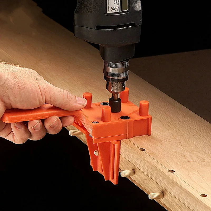 6 10mm ABS plastic Hole drill Guide Openings Locator hole jig wood