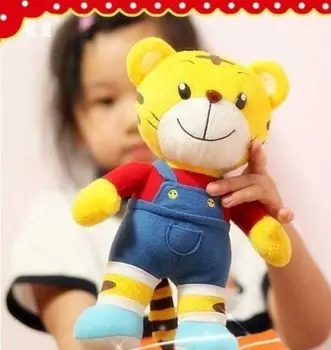 

Candice guo plush toy stuffed doll cartoon model red QiaoHu tiger baby birthday gift bedtime story friend christmas present 1pc