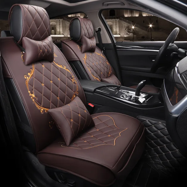 ( Front + Rear ) Leather car seat covers cushion For BMW 3 Series 318i