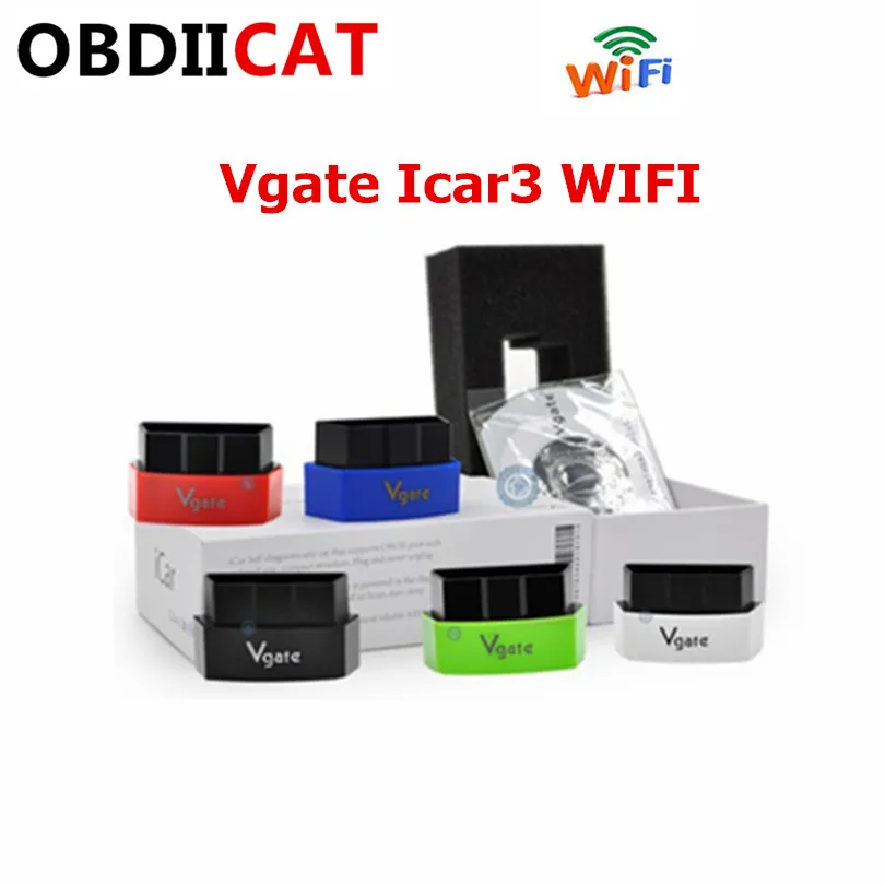 

Top Rate Vgate Icar3 OBD2 Wifi Auto Code Reader ELM327 iCar 3 For IOS/Android/PC Better Than iCar2 Wifi