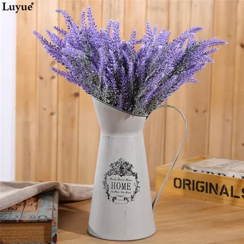 

Luyue 6pcs/lot Romantic Artificial Lavender Flower Wedding Flowers Simulation Flowers Girl Gift Home Party Garden Decorative