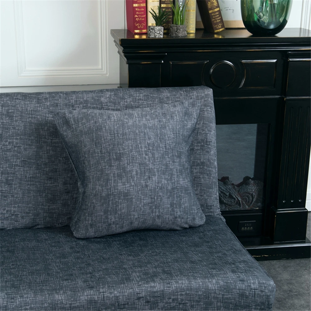 Раскладной диван-кровать без подлокотников все включено нескользящий диван-чехол стрейч диван набор сплошной цвет простой