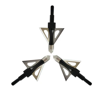 

Linkboy Arrow Broadhead 100 grain 3 blades Hunting Broadheads Tips Points Archery Crossbow Hunting Accessories Free Shipping