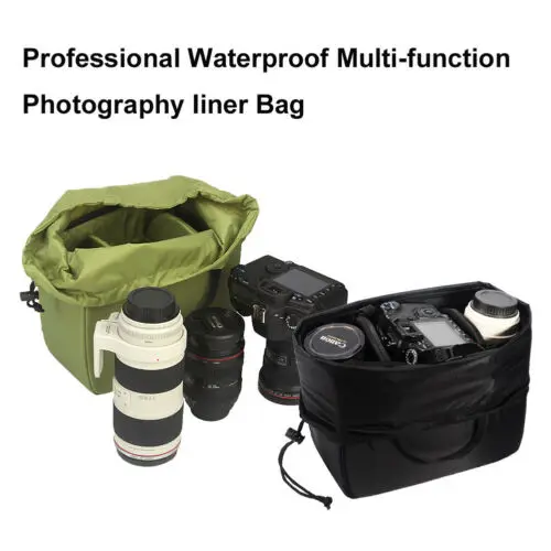 

Beam-type Waterproof Camera Bag Insert Partition Padded Lens Pouch Cover for Canon/Sony/Nikon/JBL Xtreme Polyester SLR DSLR Box