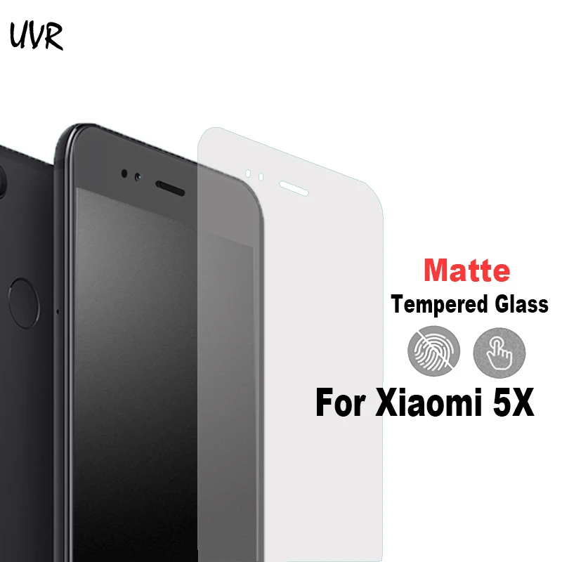 UVR для Xiaomi Mi 5X A1 матовое антибликовое покрытие без отпечатков пальцев закаленное