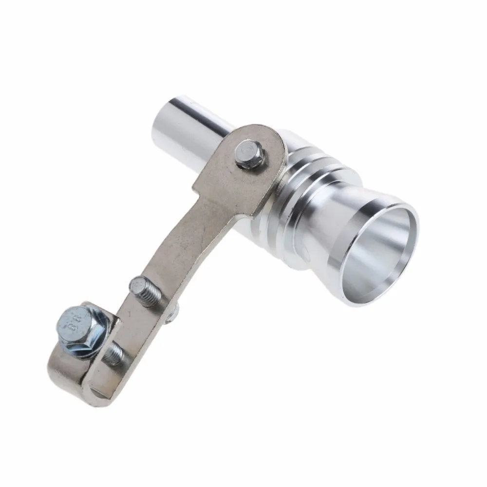Exhaust Fake Turbo Simulator Whistle Pipe Sound Muffler Blow Off Valve