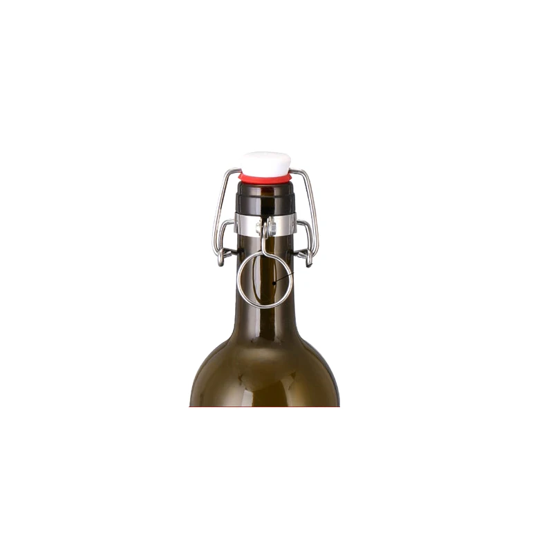 10pcs ABS Reusable Silicone Seal Swing Caps Flip Top Stoppers Home Brewing Wine Beer Bottle