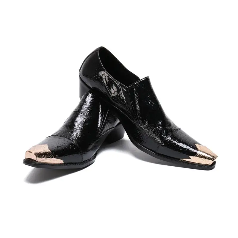 

Men Black Formal Square Toe Shoes Men Party Business Office Formal Shoes