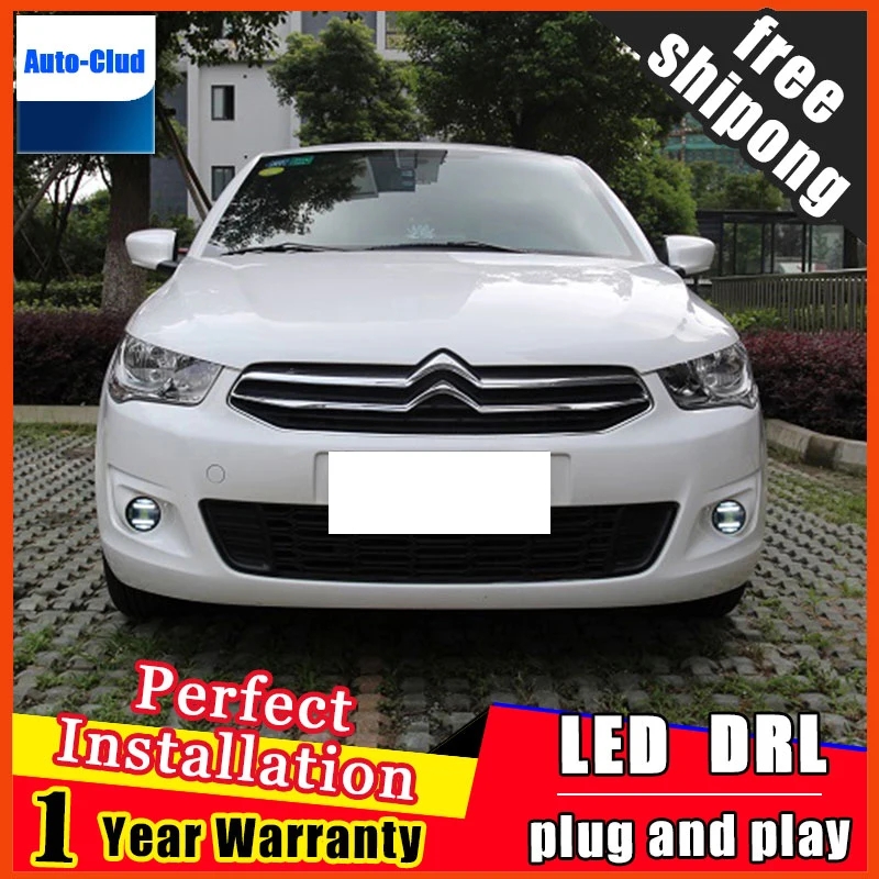 Авто Стайлинг светодиодный туман светильник для Citroen C Quatre 2007 2016 противотуманный
