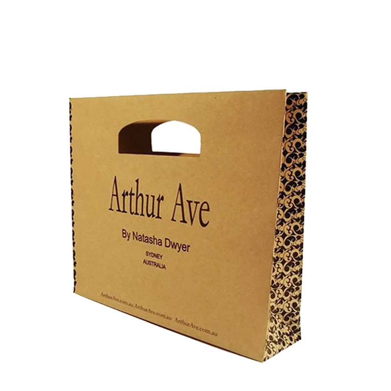 rope handle kraft shopping bags
