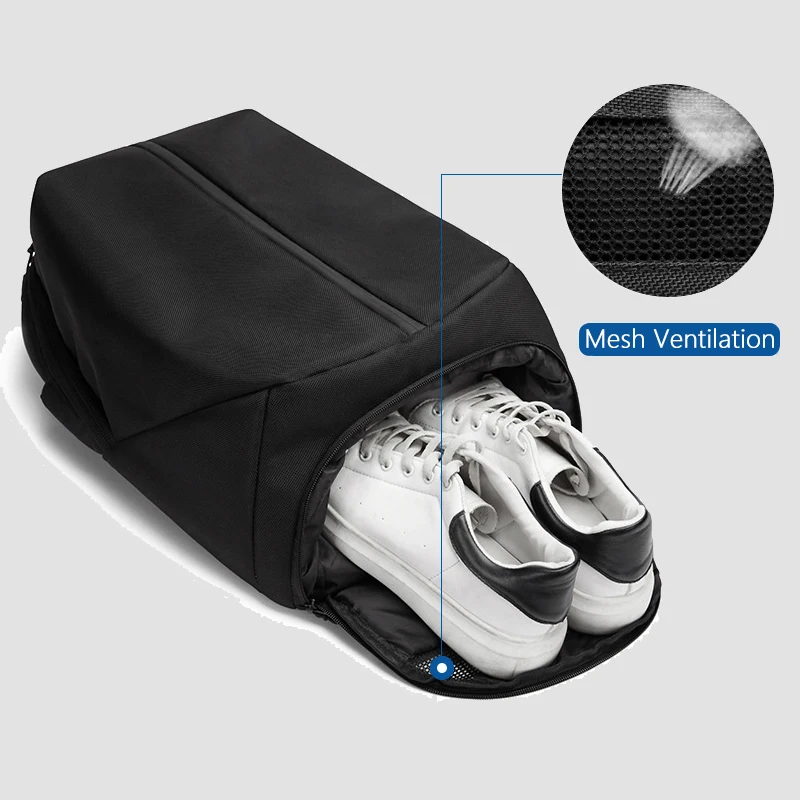  OZUKO Anti Theft Laptop Backpack USB Charging School Bag Men 15.6 Waterproof Backpacks for Teenage 