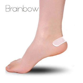 

2 Pairs Self-adhesive Transparent Silicone Gel Heel Cushion Foot Patch Shoes Pads Insole Protector Sticker Pads Foot Care Tools