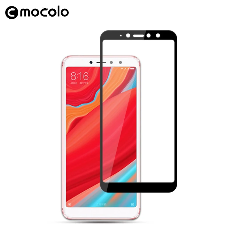 

2PCS Screen Protector for Global Version Xiaomi Redmi S2 9H 2.5D Curved Tempered Glass Full Cover Protective Film For Redmi S2