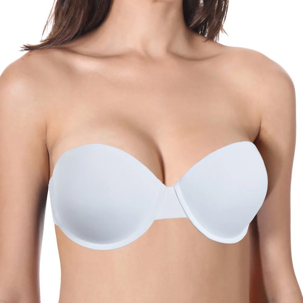 clear strapless bras