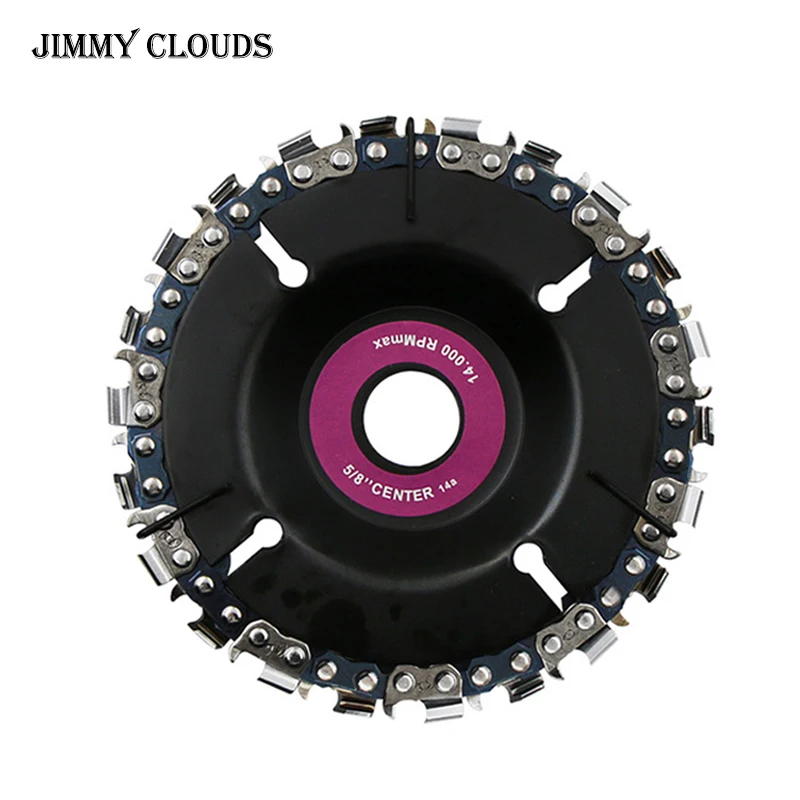 

4 Inch 22Tooth Grinder Disc Fine Chain Saw 4 Inch Angle Carving Culpting Wood Plastics For 100/115 Angle Grinder