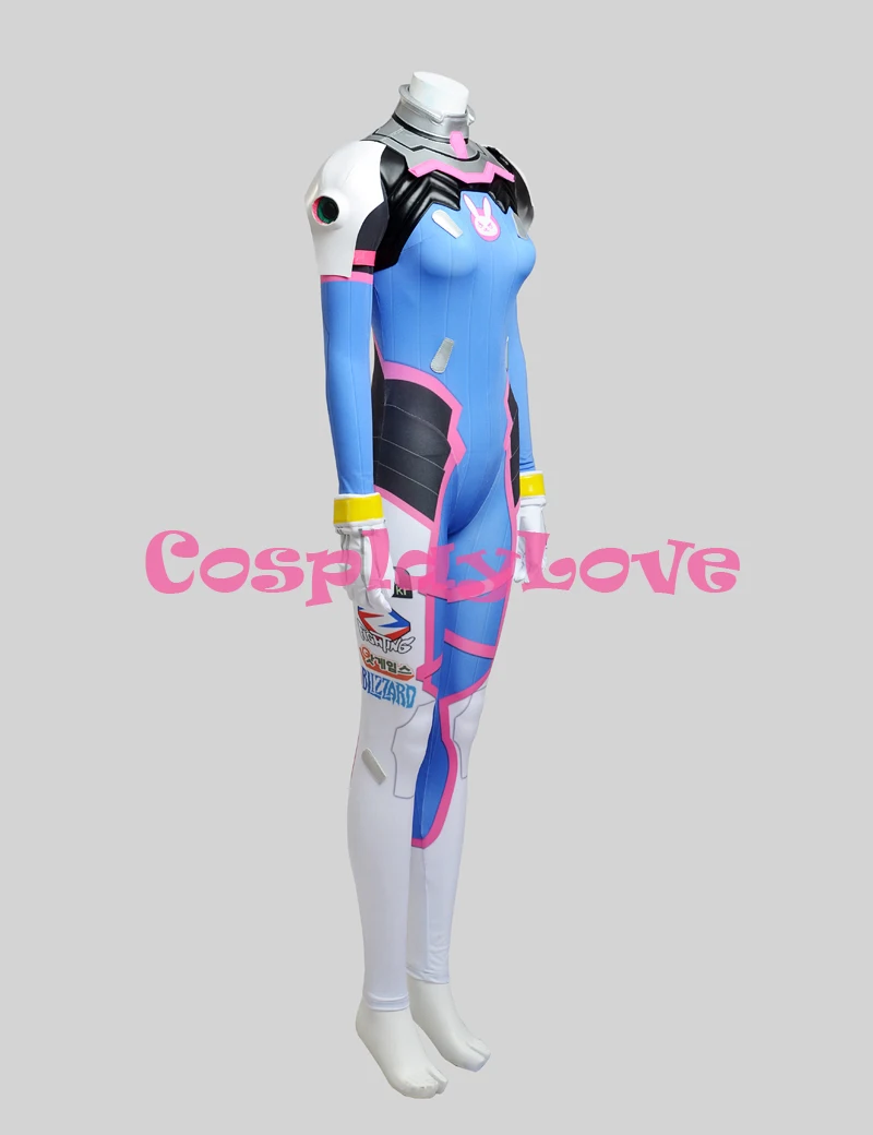 Игра D. VA костюм женский/девушки/Леди Хэллоуин Косплей d. va Zentai Catsuit на заказ спандекс цифровая печать D VA боди