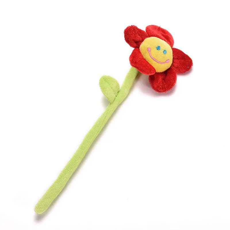 Милые занавески сказочные клипсы Подсолнух плюшевая Гибкая завязка зажимы для штор игрушка домашний декор Плюшевый цветок подарок для девочек - Цвет: 7