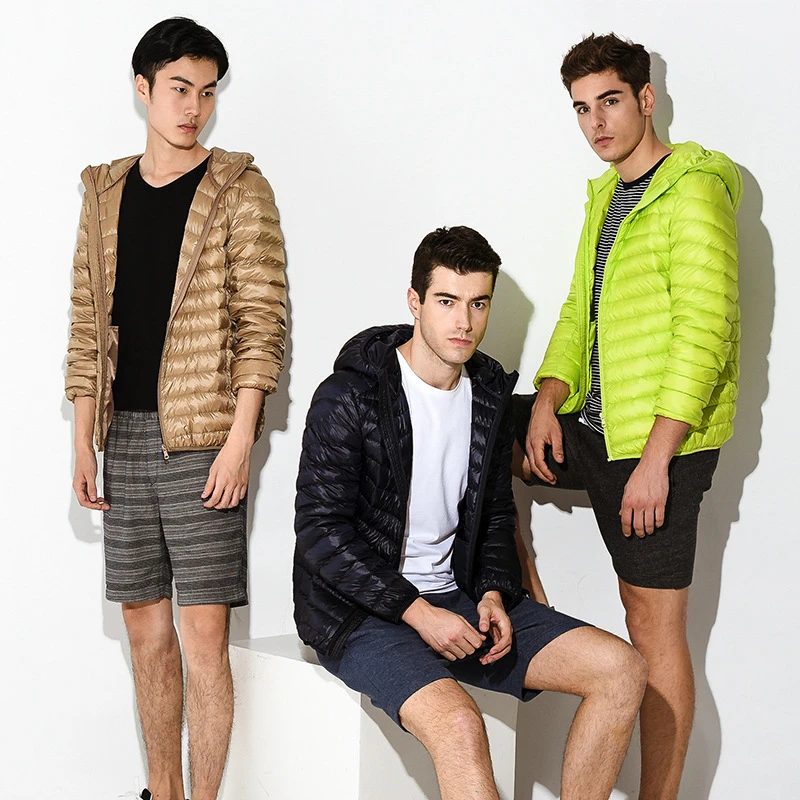 jaqueta ultra leve com saco