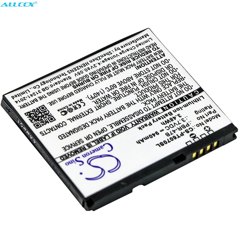 Cameron Sino 940mAh аккумулятор PBR-47B для Pantech P6070, Vybe