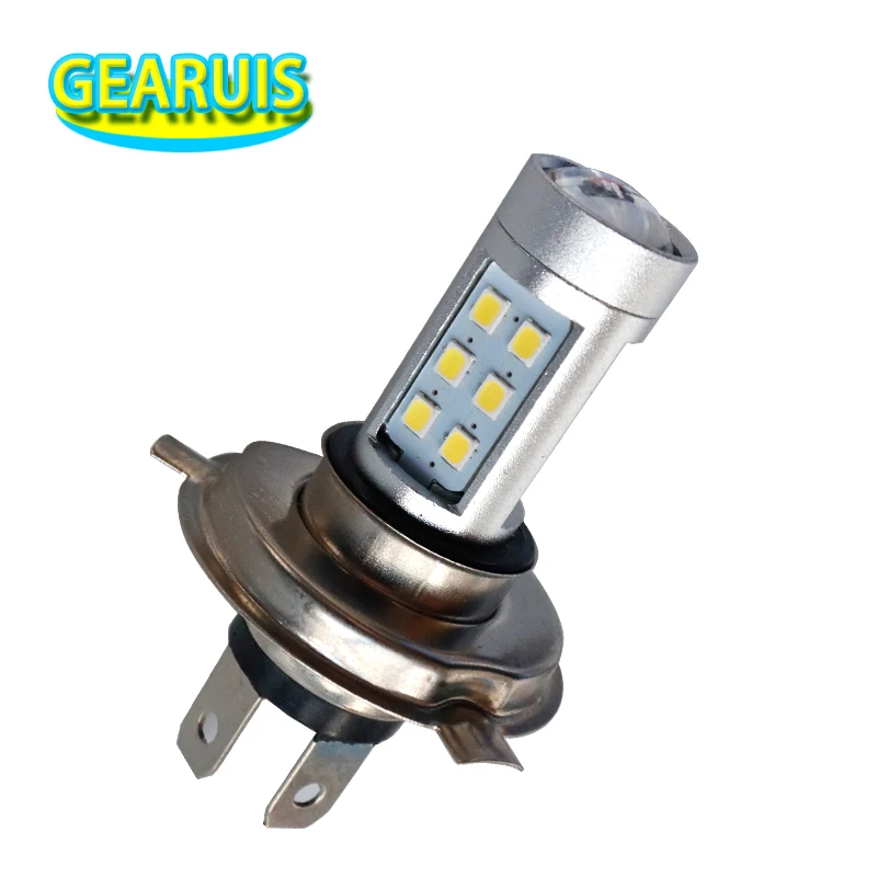Супер яркий H4 hi/lo 21 SMD 2835 Светодиодный 6000K белый H7 H8 H9 H11 HB3 9005 HB4 9006 Автомобильная