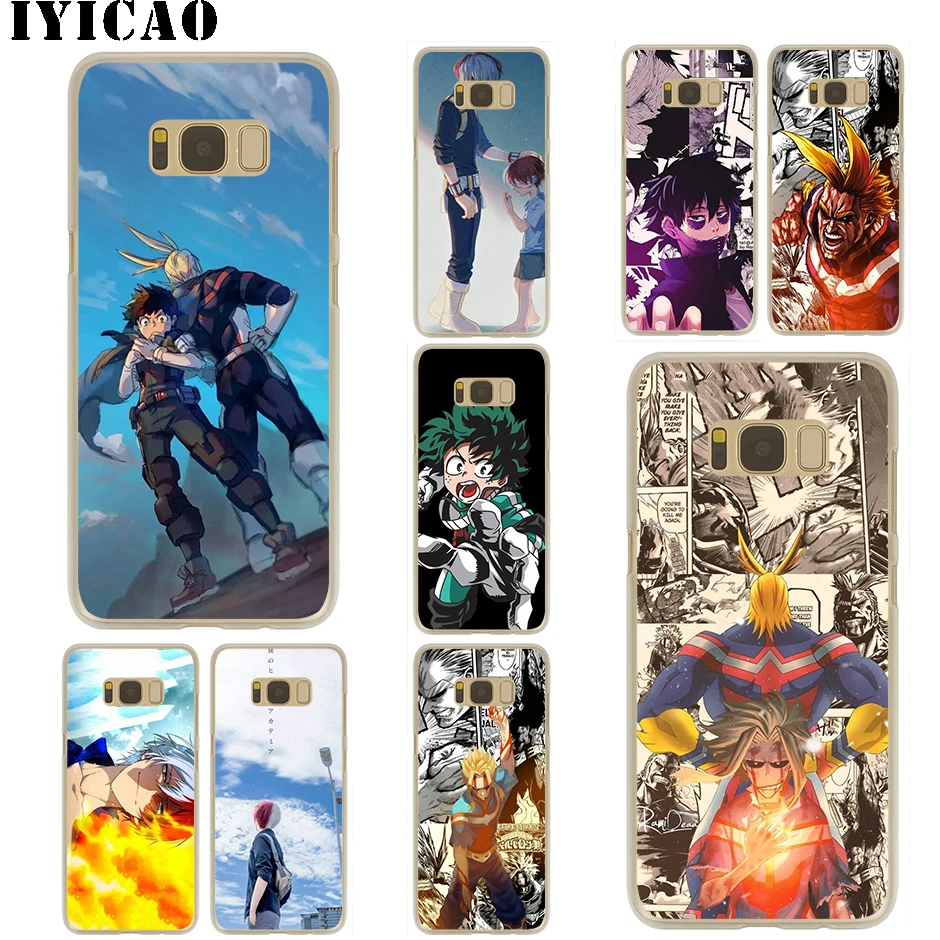 Жесткий чехол IYICAO Anime My Hero academic для Samsung Galaxy S10e S10 S9 S8 Plus S6 S7 Edge Note 9 8 10 | Мобильные