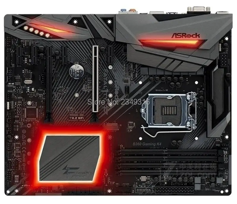 Новинка для ASRock Fatal1ty B360 игровой K4 рабочего Материнская плата B360 LGA1151 DDR4 SATA3 USB3.0 Поддержка I5 7500 8500 9400F