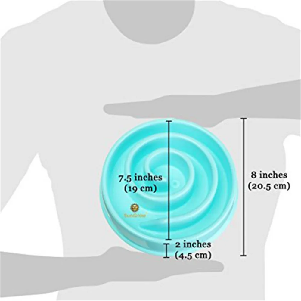Защищающий питомца от удушья собака для Кормления Собаки Миски щенок медленно вниз кормушка Pet Bowel Предотвращение ожирения