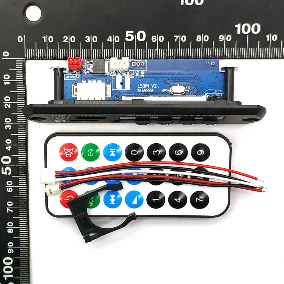 12V автомобиль Беспроводной Bluetooth MP3 WMA декодер доска аудио модуль USB TF радио плеер с пультом дистанционного управления