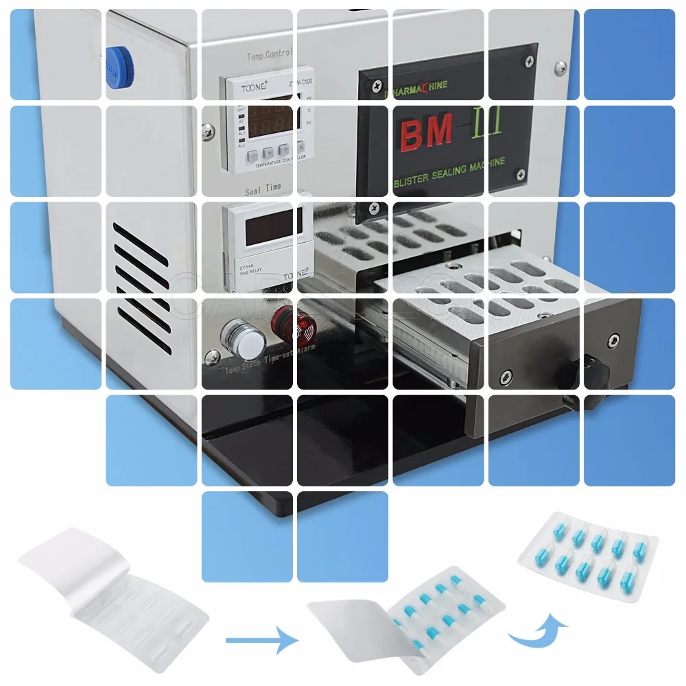 Профессиональная мини ручная блистерная упаковочная машина BM-III алюминиево-пластиковой блистерной упаковочной машины(110V 60 HZ)(можно настроить