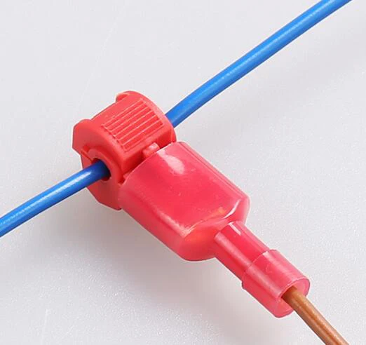 30 Sets T Shape Wire Cable Connectors Terminals Crimp Scotch Lock Quick Splice Electrical Car Audio for Soft | Обустройство дома