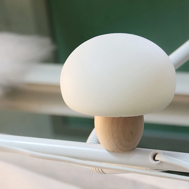 

USB Mushroom Night Light Magnetic Silicone Mini Simple Fashion Smart Timing Patted Nightlight Child Bedroom Lights